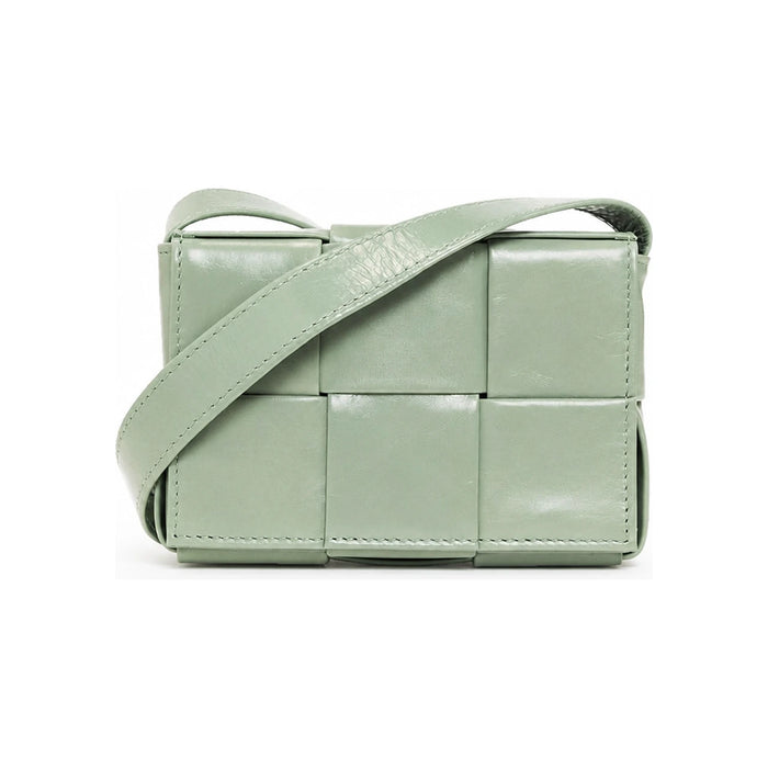 Bottega Veneta Intrecciato Mini Cassette Leather Shoulder Bag