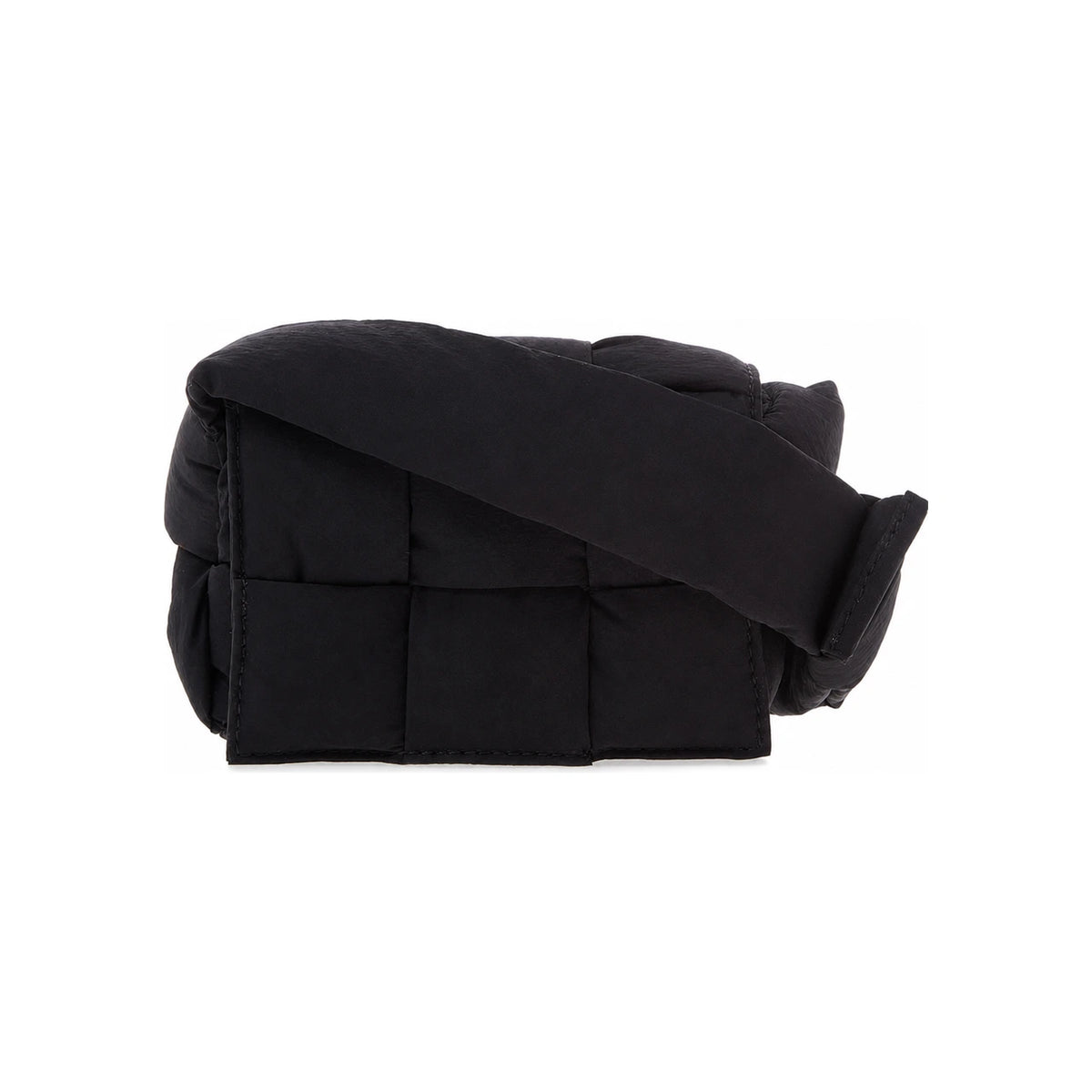 Bottega Veneta Candy Cassette Crossbody Bag Black Leather