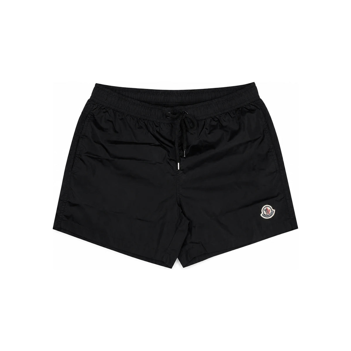 Moncler Logo Patch Swim Shorts Black Men’s