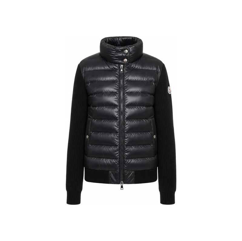 Moncler Women’s Tricot Down Padded Wool Cardigan 9B00008 M1241 999