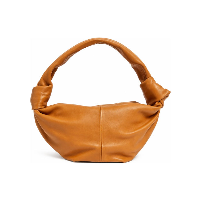 Bottega Veneta Mini Hobo Leather Tote Bag Brown