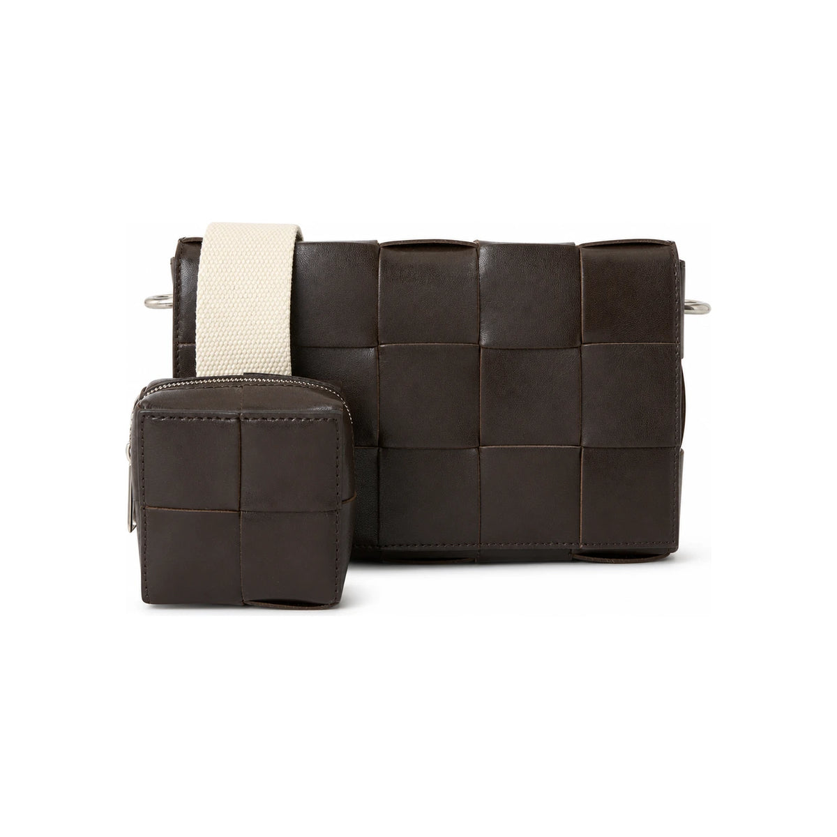 Bottega Veneta Intrecciato Leather Cassette Crossbody Bag for Men