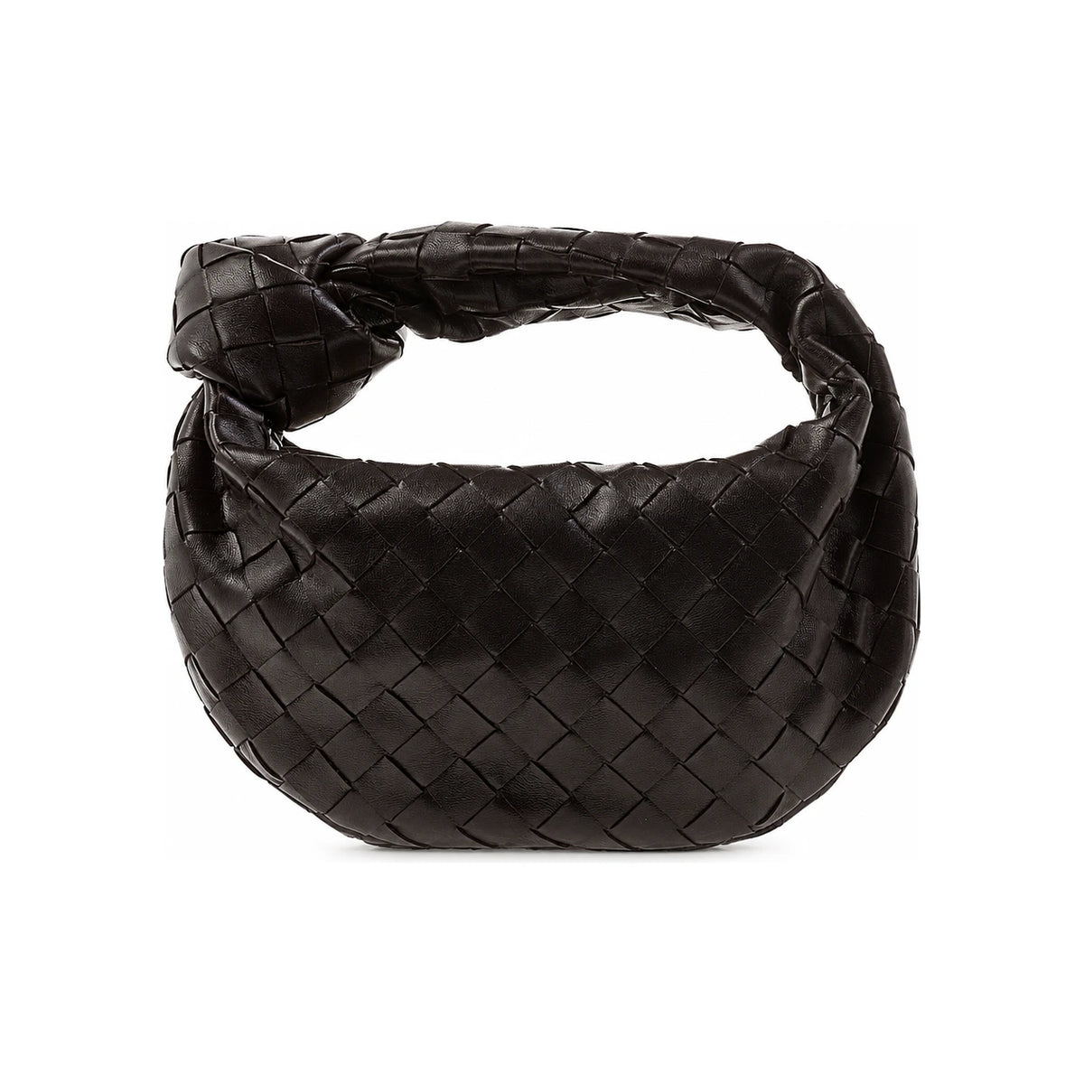 Bottega Veneta Mini Jodie Tote Bag Porridge Beige Leather Women