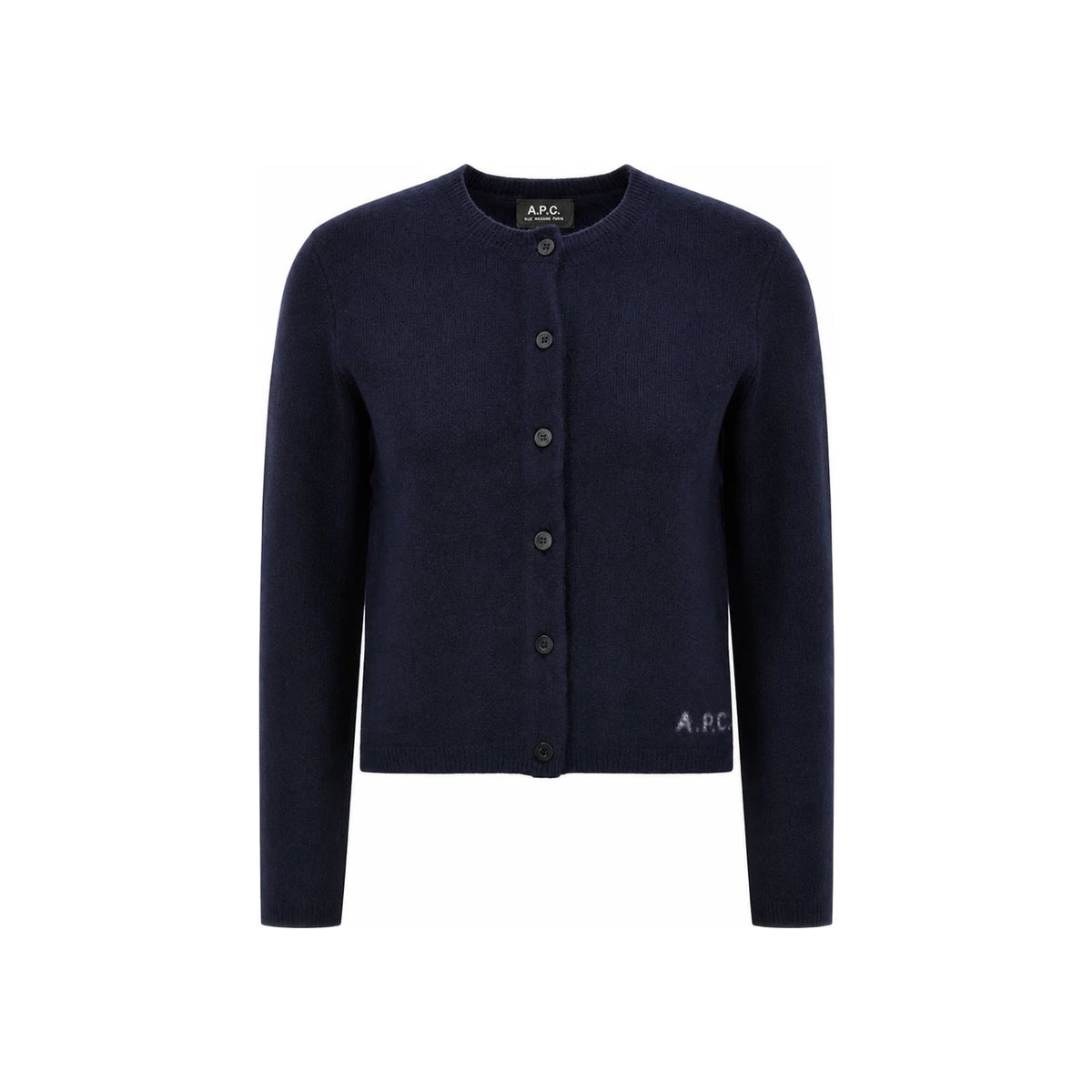 A.P.C. Mila Cardigan Women’s Wool Blend Navy