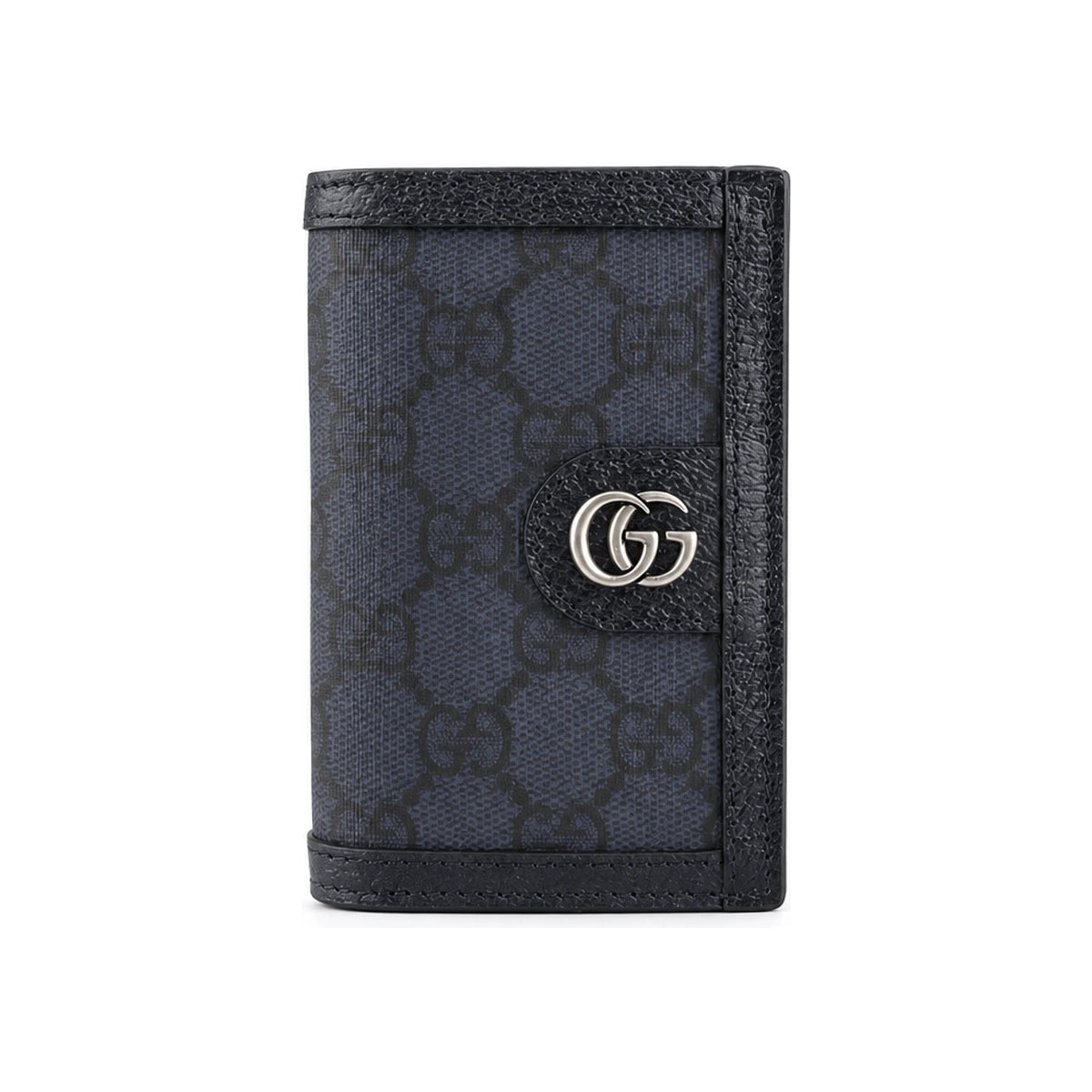 Bottega Veneta Dark Blue GG Ophidia Long Card Holder Wallet