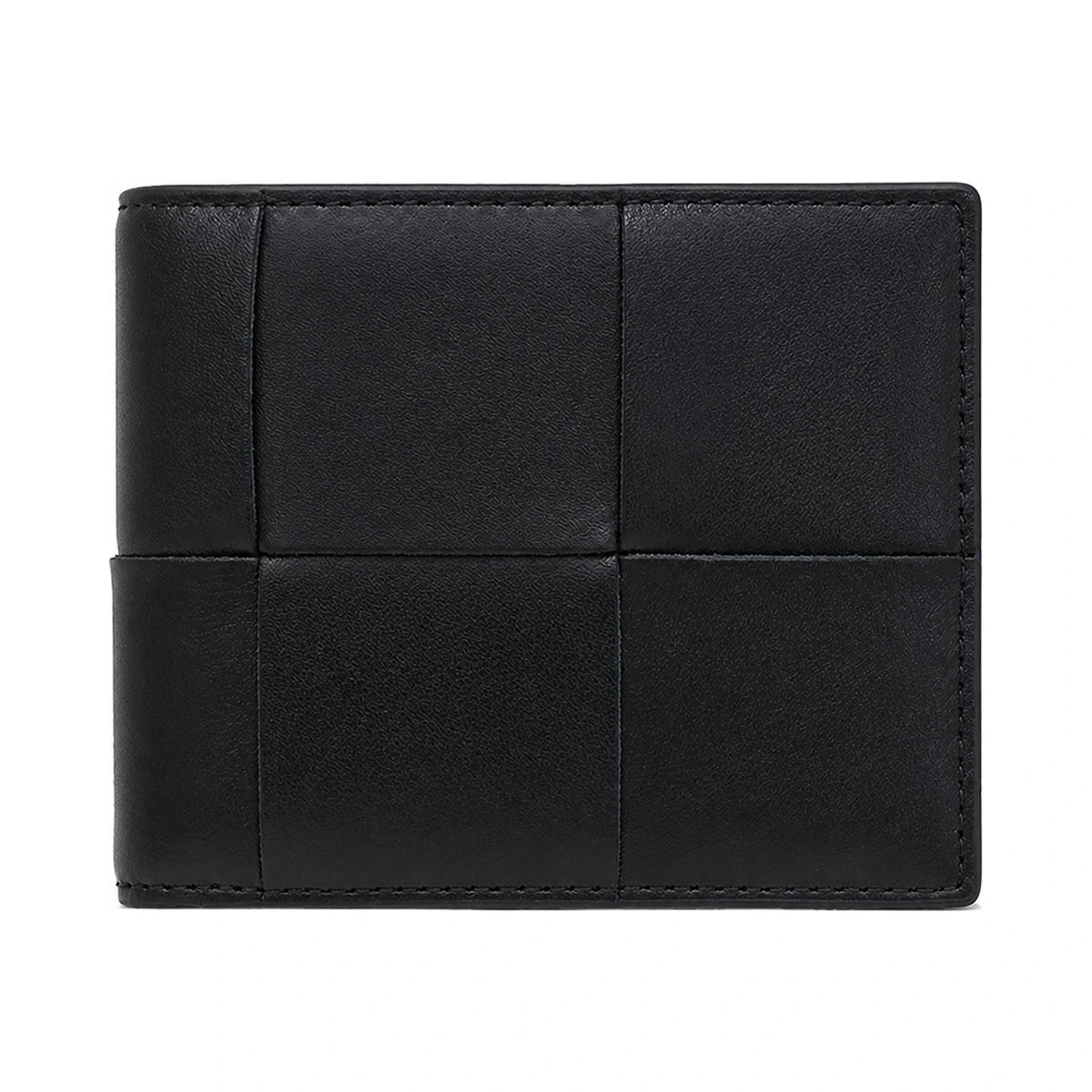 Bottega Veneta Cassette Black Leather Bifold Wallet Unisex