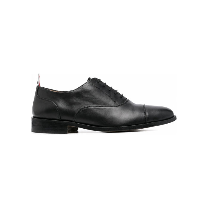 THOM BROWNE Vitello Leather Tricolor Tab Men’s Oxford Shoes
