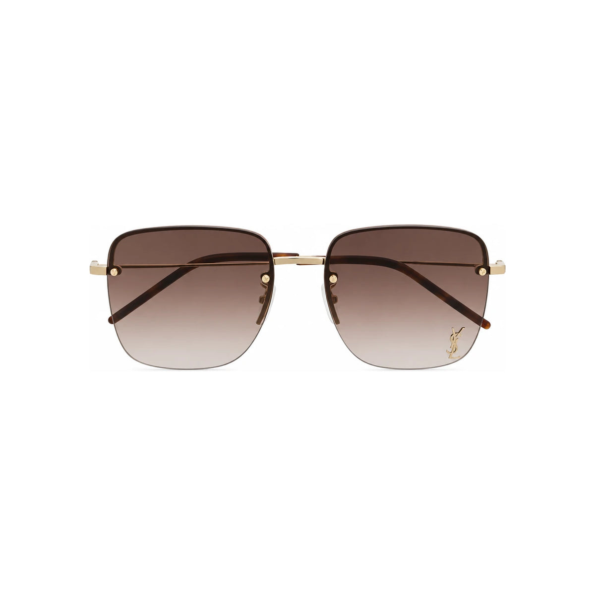 Saint Laurent Gold Gradient Brown SL 312 M Men’s Sunglasses