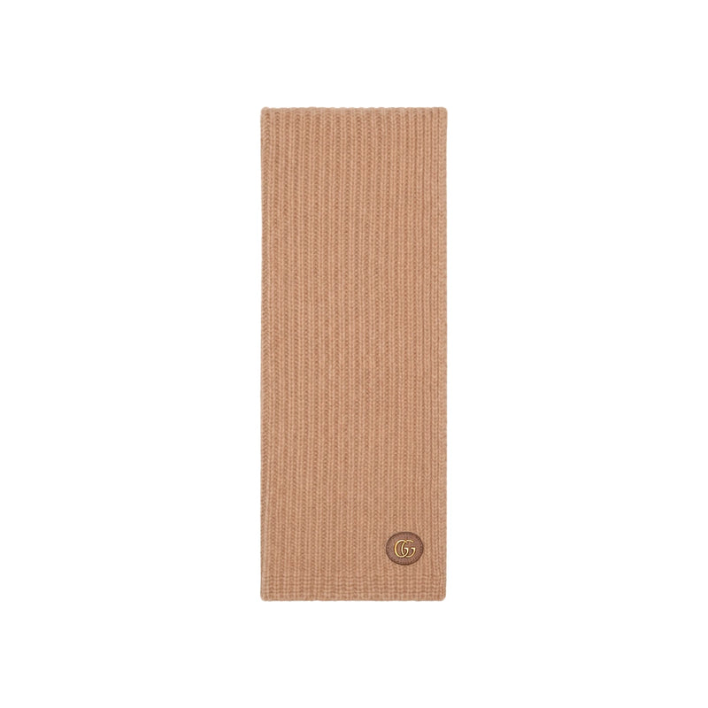 GUCCI Double G Wool Scarf 773426 3GB02 9800