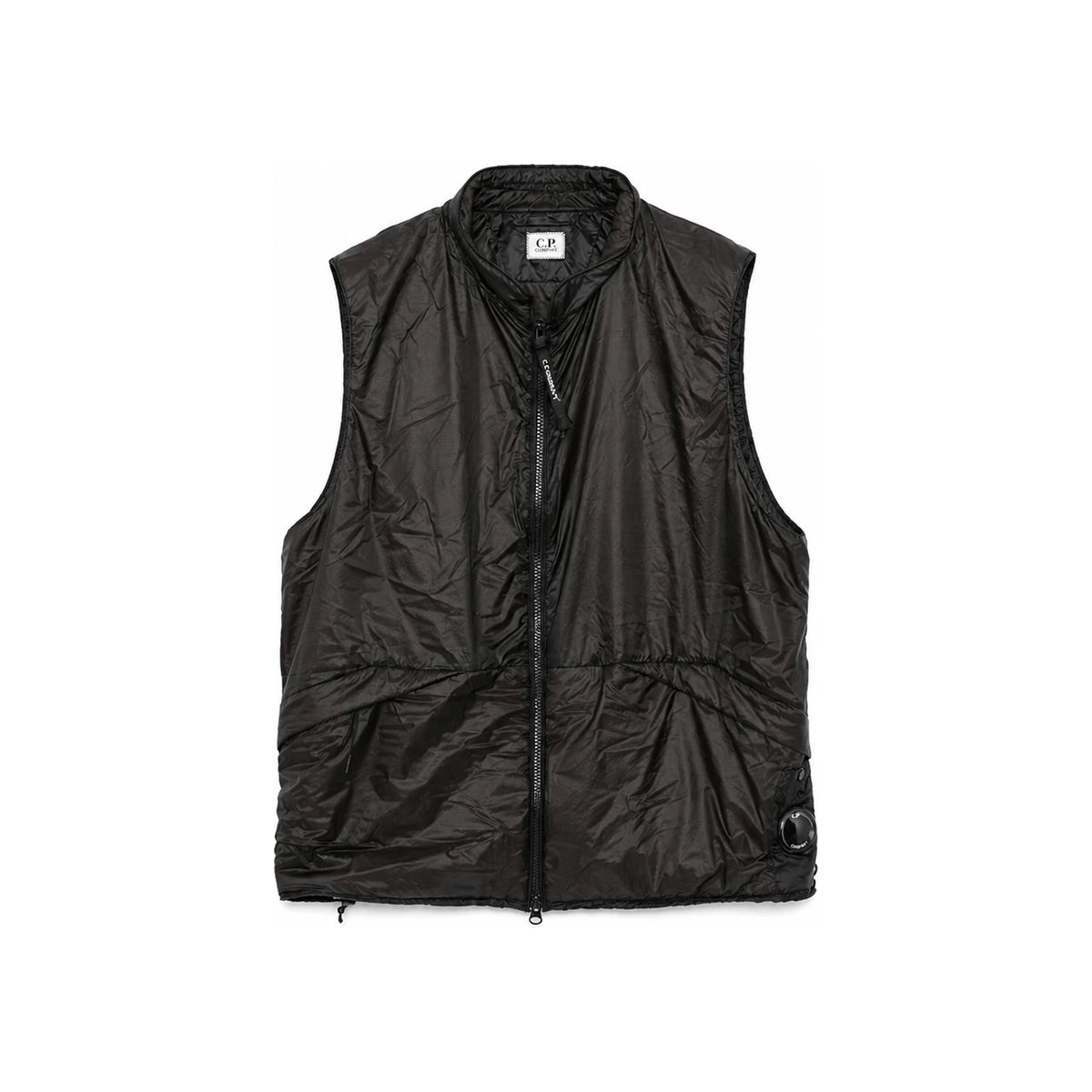 CP Company Black Nylon Down Vest 16CMOW038 A006099 U999