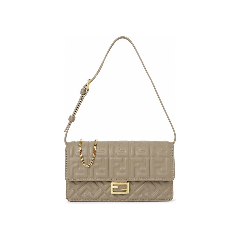 FENDI Women’s Chain Baguette Shoulder Bag
