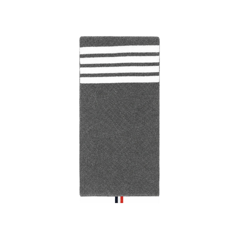 THOM BROWNE Bar Stripe Ribbed Cashmere Scarf for Men MKS026A 00011 035 4