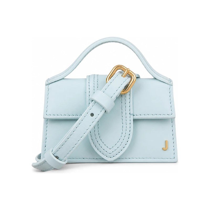 JACQUEMUS Le Petit Bambino Mini Crossbody Bag Pink Leather