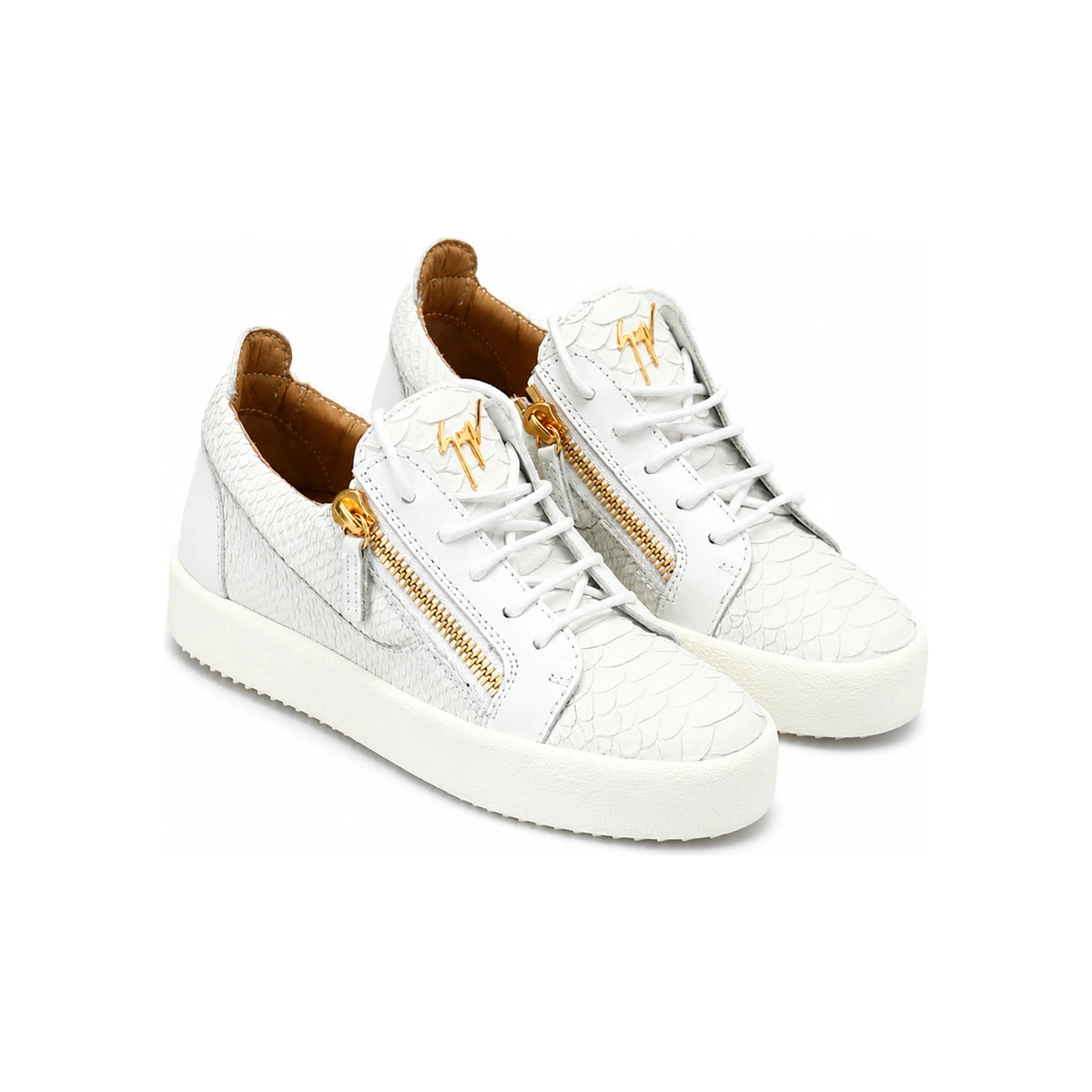Giuseppe Zanotti Python-Embossed Low-Top Sneakers RW70001 002