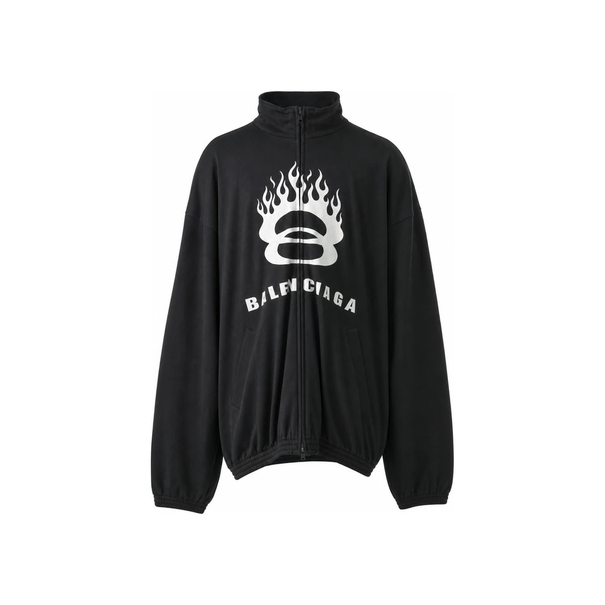 BALENCIAGA Burning Unity Oversized Jacket Black 794794 TQV38 1000
