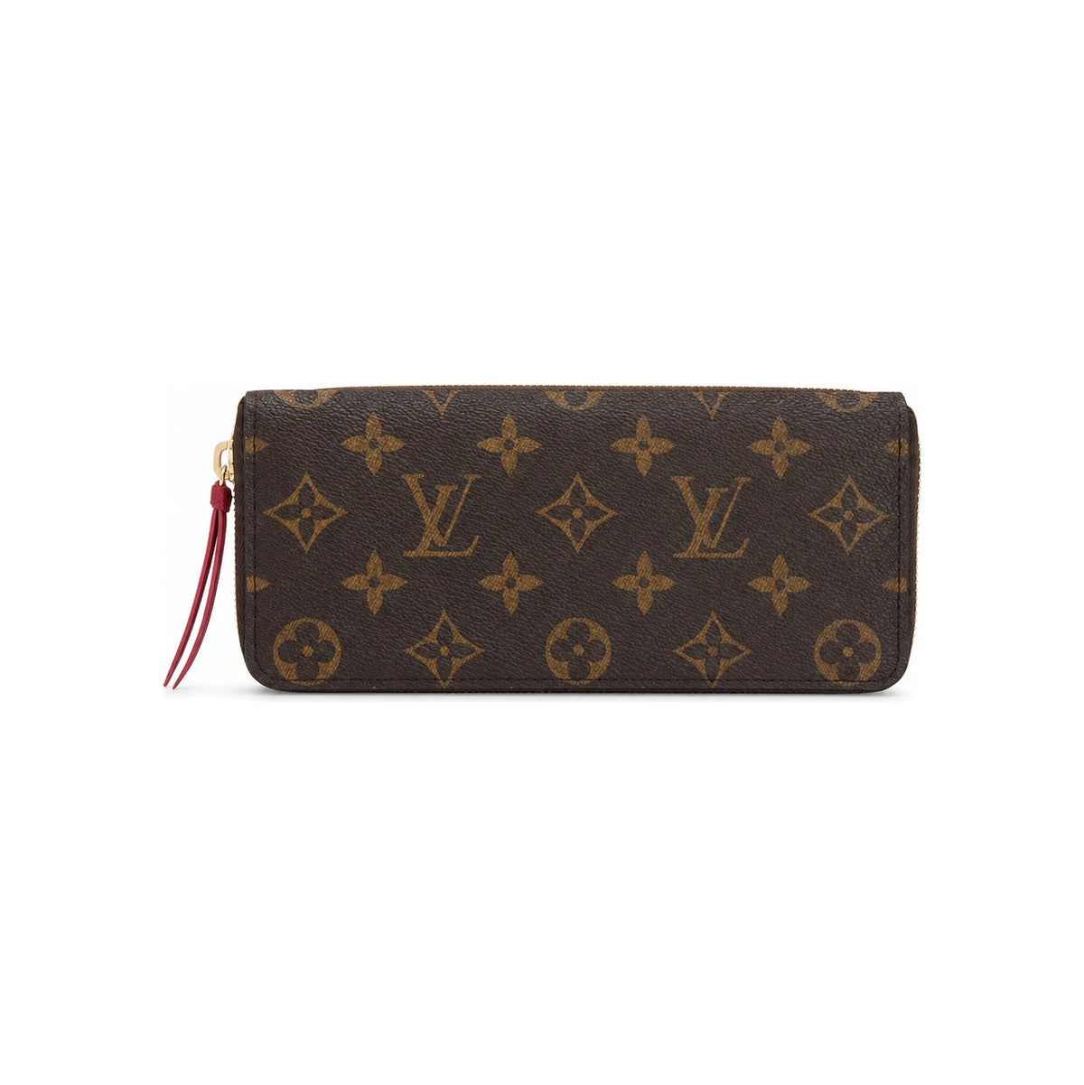 Louis Vuitton Monogram Cuir Rose Ballerine Fuchsia Long Wallet