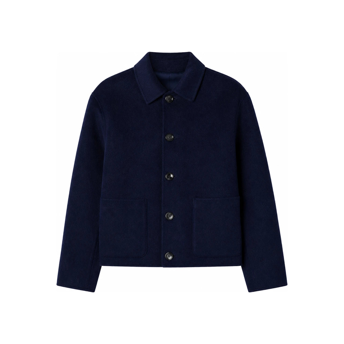 AMI Men's Double-Face Wool Cashmere Jacket HJK200 WV0022 430