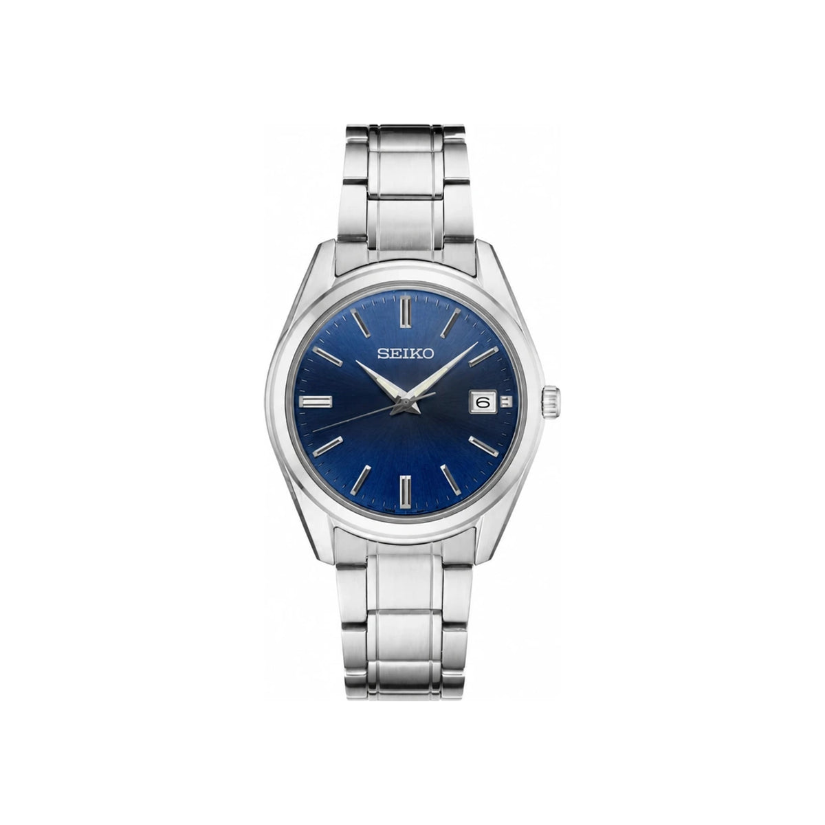 Seiko Modern Classic Analog Water-Resistant Dress Men’s Metal Watch SUR399 P1