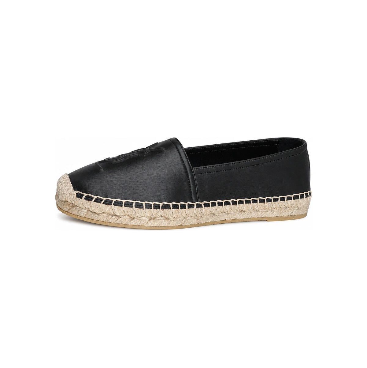 Saint Laurent Monogram Espadrille Slip-On Sneakers Black
