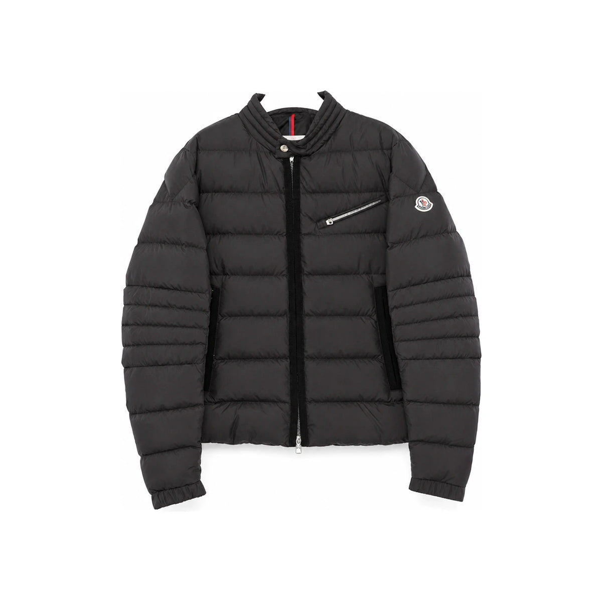 Moncler Souillet Logo Patch Down Puffer Jacket for Men 1A000 68 54A81 999